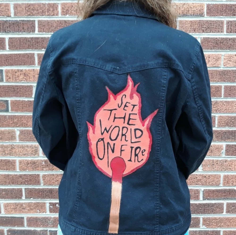 Handpainted Denim Jacket